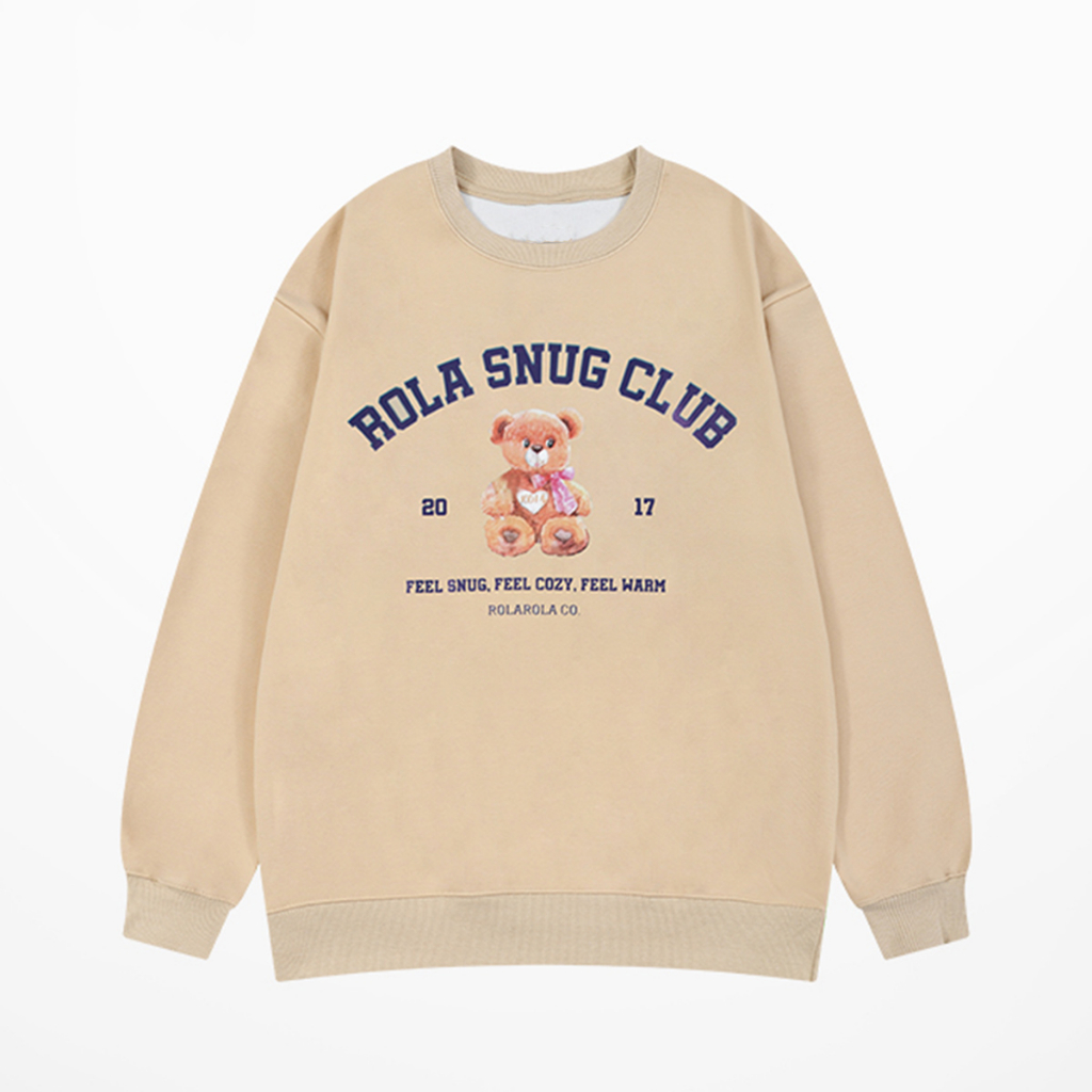 Áo Sweater HALEY HD407 Unisex Nam Nữ Phong Cách Hàn Quôc Form Rộng Chất Nỉ Bông Nỉ Lông Cáo Dày Dặn