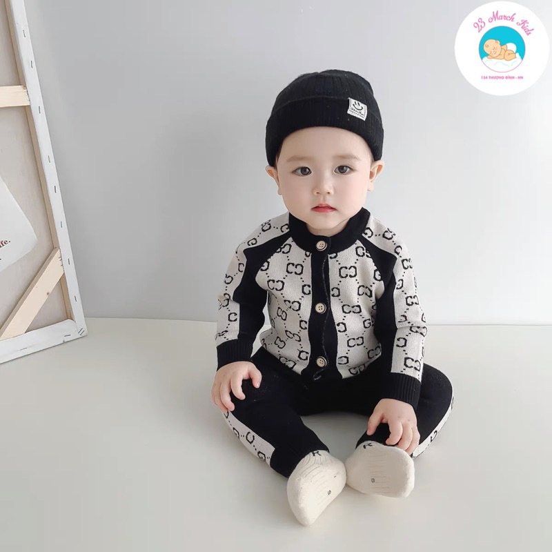 Bộ đồ len Gu.cci siêu đẹp cho bé hàng QC
