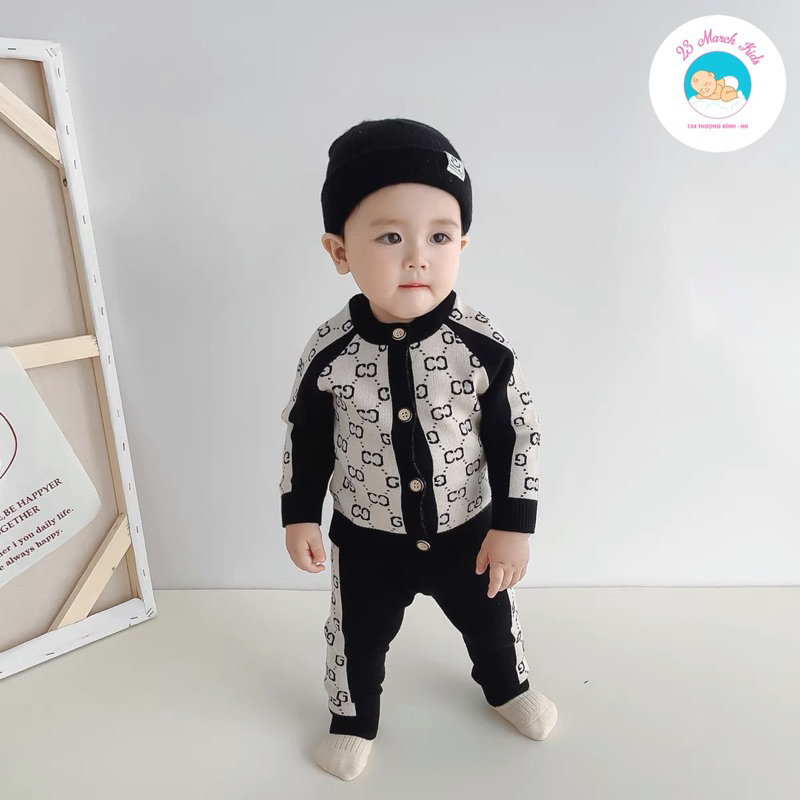 Bộ đồ len Gu.cci siêu đẹp cho bé hàng QC