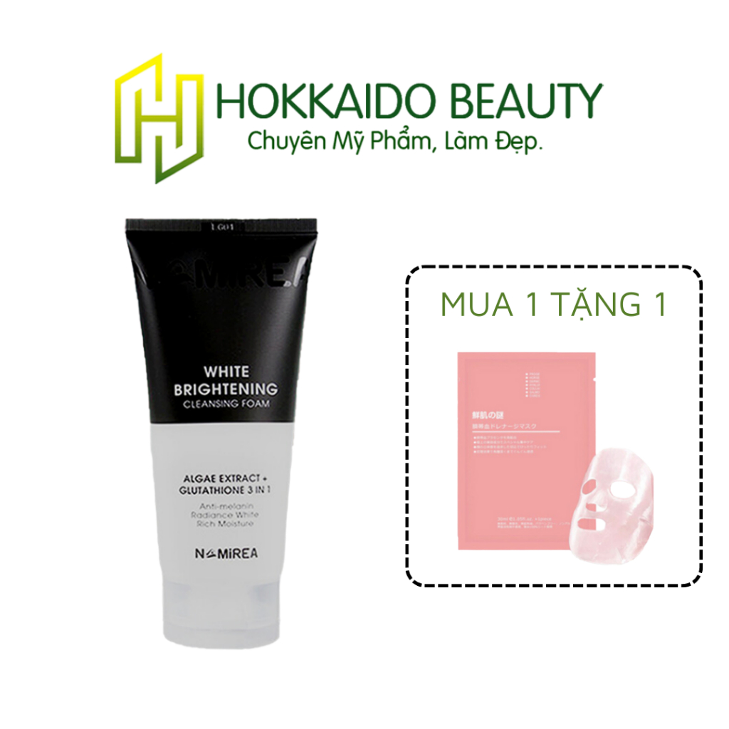 Sữa rửa mặt trắng da White Brightening Cleansing Foam Namirea Hàn Quốc