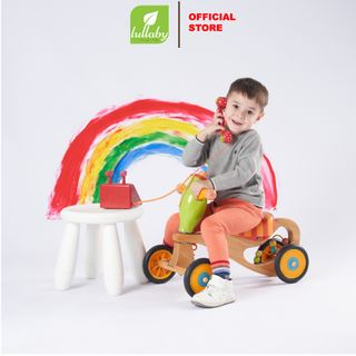 Áo len dài tay cổ tròn, cổ polo cho bé trai bé gái Lullaby thời trang trẻ em thu đông cao cấp