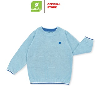 Áo len dài tay cổ tròn, cổ polo cho bé trai bé gái Lullaby thời trang trẻ em thu đông cao cấp