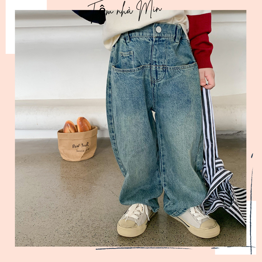 QUẦN JEAN BÉ TRAI FORM SUÔNG CÁ TÍNH HÀNG QCCC CHÍNH HÃNG AMBB KIDS K045