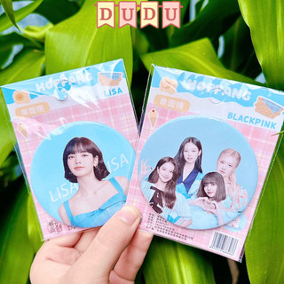 Gương mini black pink- lisa dễ thương hàn quốc