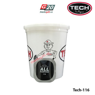 Hộp 65 miếng vá đa năng săm và lốp ô tô, xe máy Tech 116 (Vuông, 55mm)