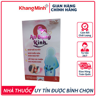 Viên uống thảo dược an bụng kinh hỗ trợ giảm đau bụng kinh điều hòa kinh nguyêt hộp 30 viên