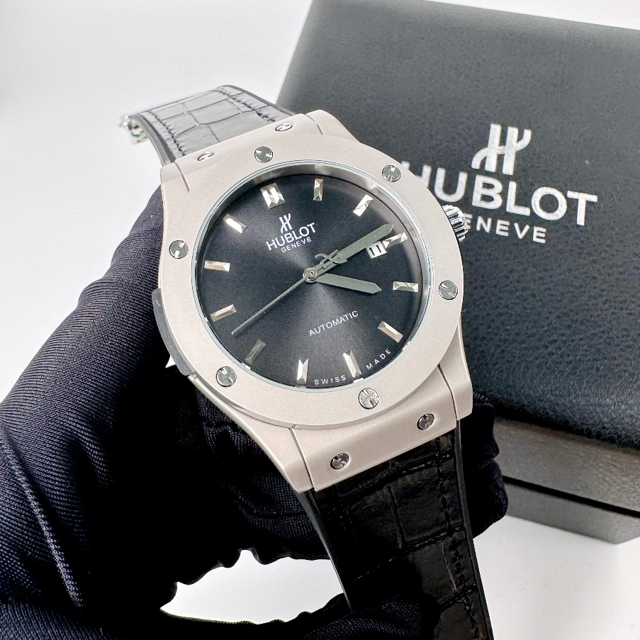 Đồng Hồ HULB Nam Máy Cơ Automatic Siêu Phẩm Giá Rẻ Size Mặt 42mm Chống Nước 10m Bảo Hành 12 Tháng