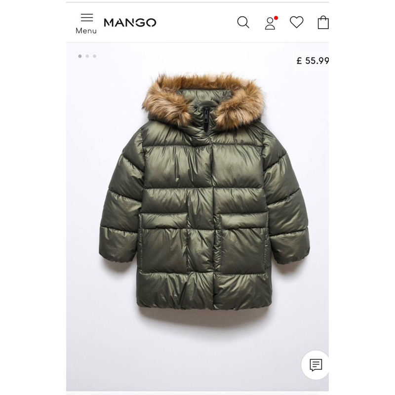 Parka Bé Trai Rêu Túi Nắp MG