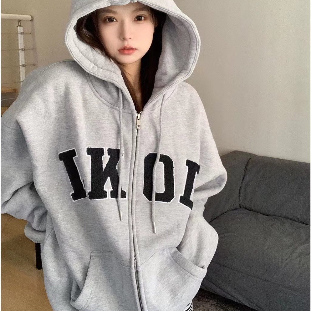 Hoodie Zip LKOD Form Rộng Unisex Nam Nữ Chất Nỉ Dễ Phối Đồ | BigBuy360 - bigbuy360.vn