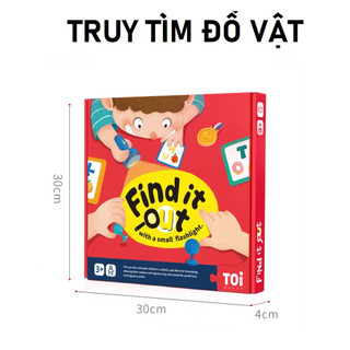 [Giá tốt - chủ đề màu đỏ ]Trò chơi Truy tìm đồ vật chính Hãng TOI Find it out - (Có Ảnh Thật)