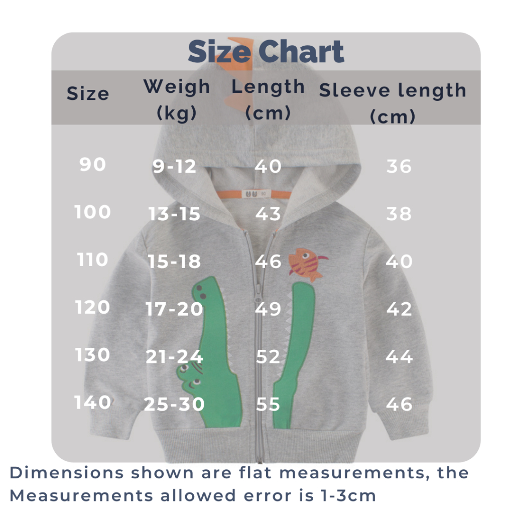 ÁO KHOÁC COTTON NỈ 27KIDS, AÓ KHOÁC NỈ DÀI TAY CÓ MŨ KHOÁ KÉO, HOẠ TIẾT 🐠 🐊THÊU NỔI DỄ THƯƠNG BÉ TRAI SIZE ĐẠI