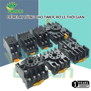 Đế relay dùng cho timer, rơ le thời gian Winsun