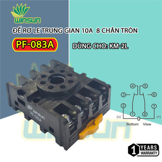 Đế relay dùng cho timer, rơ le thời gian Winsun