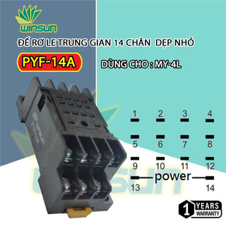 Đế relay dùng cho timer, rơ le thời gian Winsun