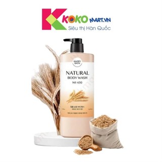 Sữa tắm Hàn Quốc Happy Bath hương lúa mạch 900g