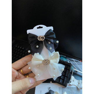 Set 2 Kẹp Tóc Mỏ Vịt Đính Charm Ngọc