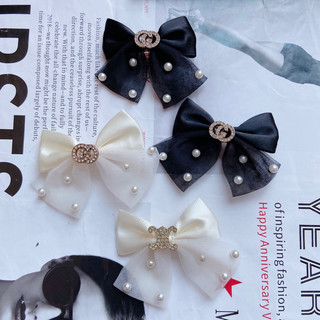 Set 2 Kẹp Tóc Mỏ Vịt Đính Charm Ngọc