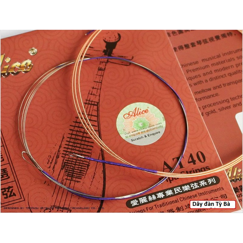 Bộ dây đàn tỳ bà- Pipa string chính hãng Alice AT40