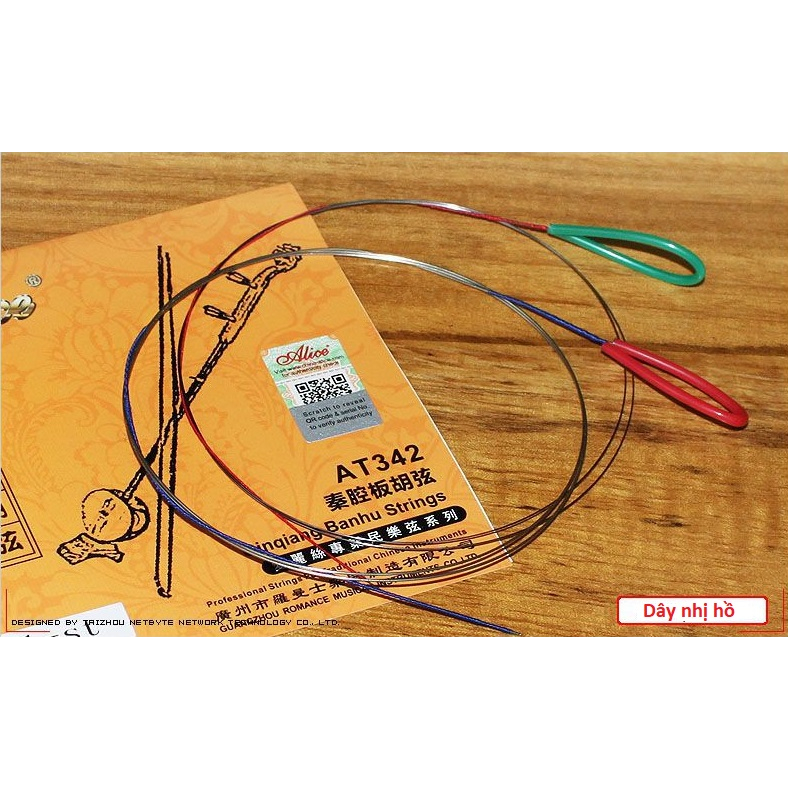 Dây đàn hồ- đàn nhị hồ Alice AT342
