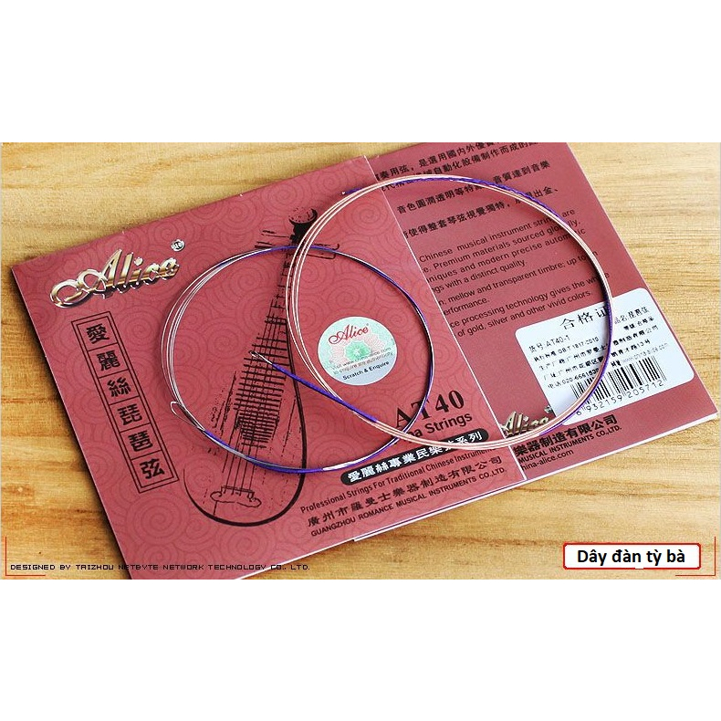 Bộ dây đàn tỳ bà- Pipa string chính hãng Alice AT40