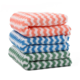 Khăn Lau Chén Đĩa 15x25cm,Khăn rửa chén họa tiết lông cừu san hô