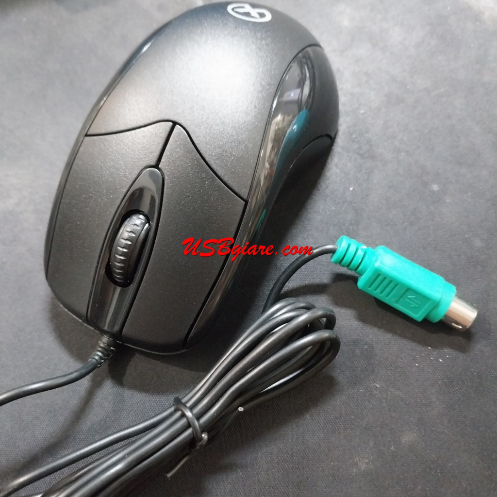 Chuột cổng tròn PS2 Cadeve A1S mới 100% có bảo hành PS/2 Mouse dùng cho máy công nghiệp, máy tính đời cũ