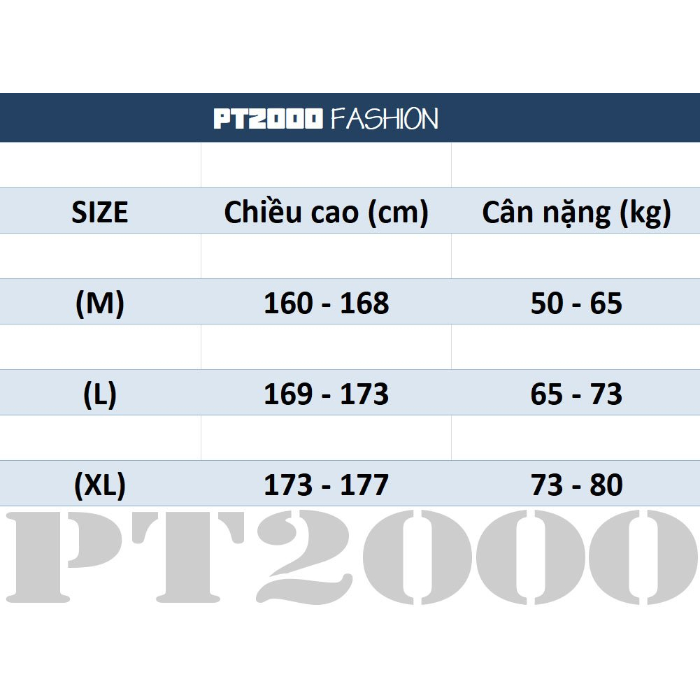 PT2000 FASHION - Áo khoác thun nam
