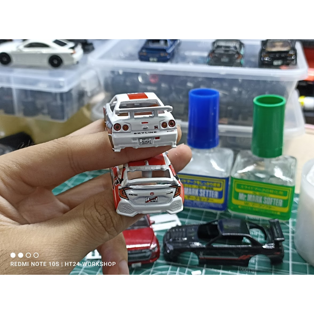 Combo Decal biển số Nhật cho xe mô hình 1:64
