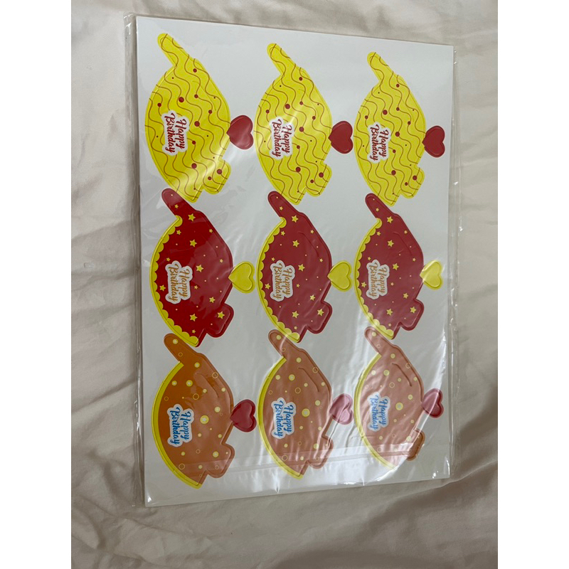 Trang trí bánh sinh nhật bánh kem - Mũ sinh nhật mini