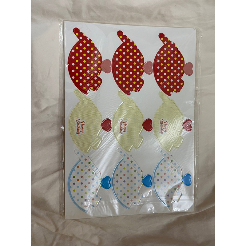 Trang trí bánh sinh nhật bánh kem - Mũ sinh nhật mini