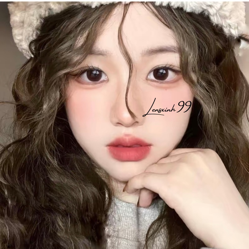 (0 ĐỘ) CÁC MẪU LENS NÂU CHOCO SIÊU XINH DÀNH CHO CÁC NÀNG THÍCH TỰ NHIÊN Ạ ) TẶNG KÈM KHAY ĐƠN ĐỰNG LENS