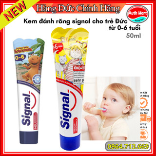 Kem đánh răng signal cho trẻ Đức 50ml từ 0-6 tuổi