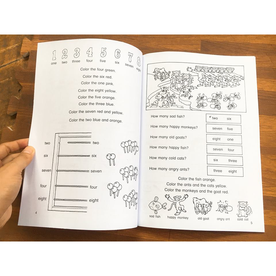 Sách - Activity book for Children - bộ 6 cuốn