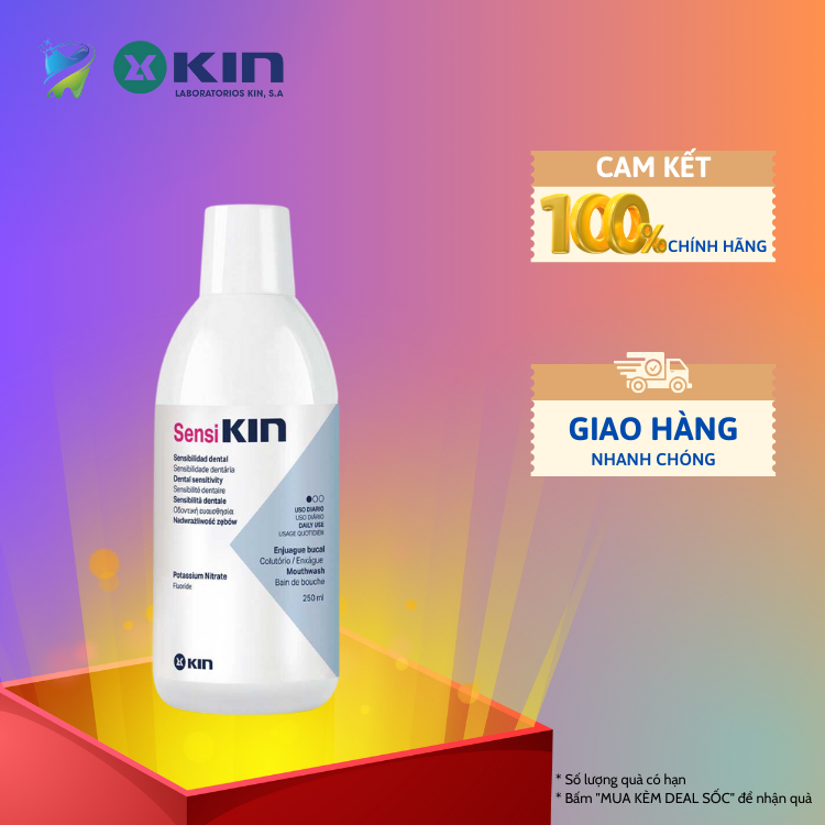 NƯỚC SÚC MIỆNG SENSIKIN NGĂN NGỪA Ê BUỐT 250ML