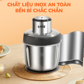 Máy xay thịt Unie UE226 - dung tích 2.5L,thiết kế 4 lưỡi dao sắc bén,Công suất mạnh 300W - Bảo hành chính hãng 12 tháng