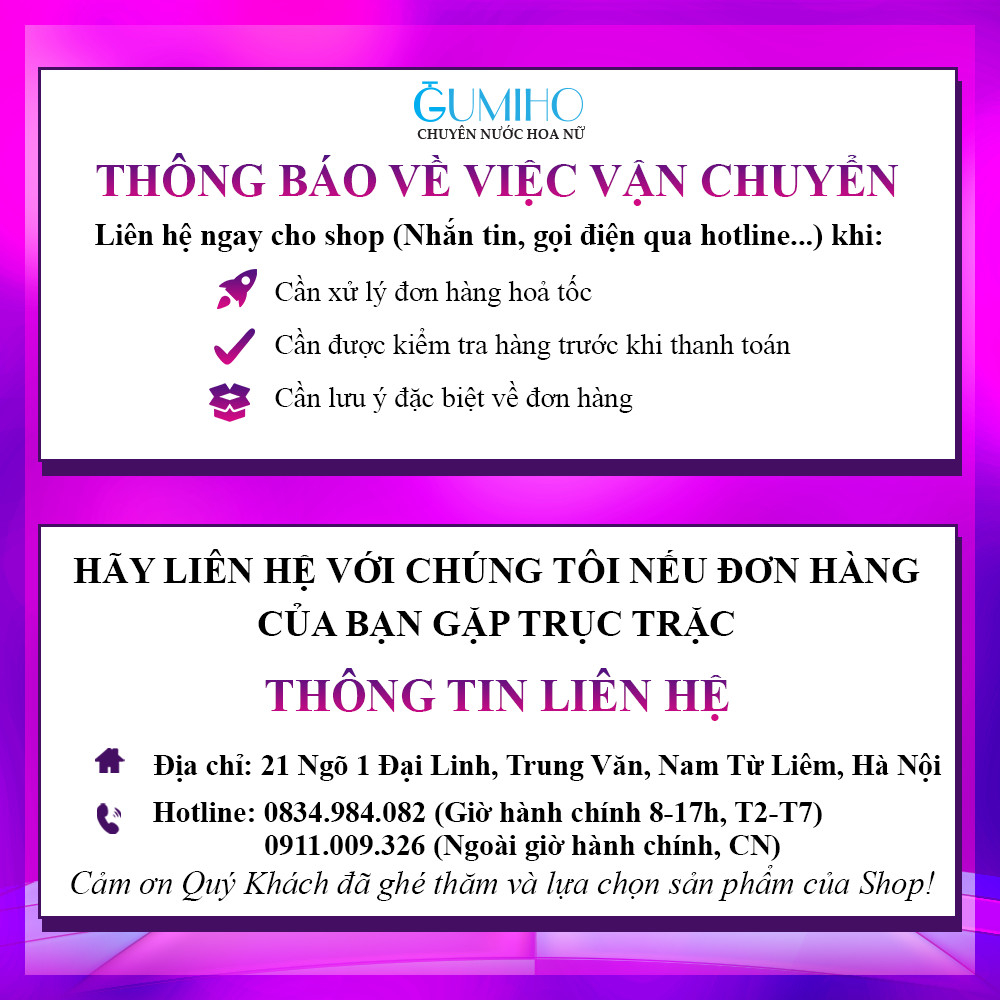 Nước hoa nữ ᴄʜʟᴏᴇ Love Story Lãng mạn Dịu dàng Gợi cảm - Gumiho Perfume