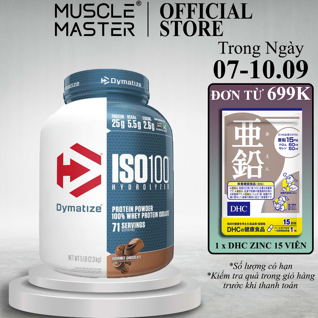 Thực Phẩm Bổ Sung Dymatize Iso 100 5lbs (2.3kg)