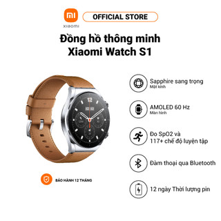 Đồng hồ thông minh Xiaomi Watch S1| AMOLED 1.43 inch 466 x 466| 46.5 mm|  470 mAh