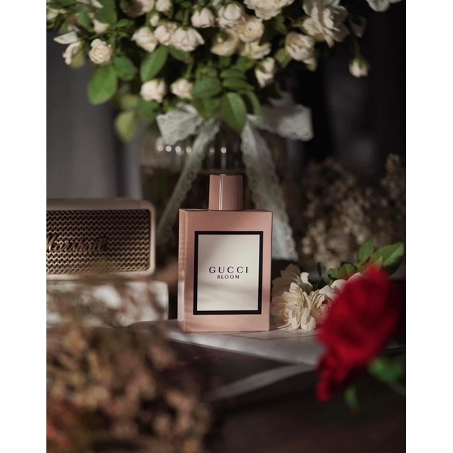 Nước Hoa Nữ Gucci Bloom For Women EDP 100ml - Hương hoa nhài hoa huệ trắng quyến rũ, sang trọng và quý phá - DR80