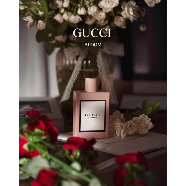 Nước Hoa Nữ Gucci Bloom For Women EDP 100ml - Hương hoa nhài hoa huệ trắng quyến rũ, sang trọng và quý phá - DR80