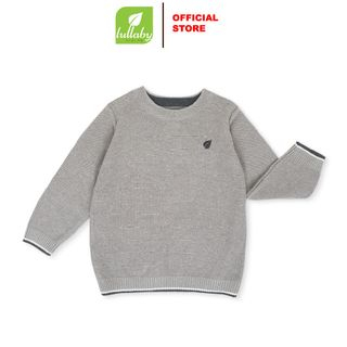 Áo len dài tay cổ tròn, cổ polo cho bé trai bé gái Lullaby thời trang trẻ em thu đông cao cấp