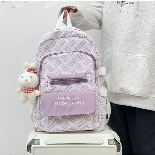 Balo nữ đi học, Balo đựng laptop nhiều ngăn chống thấm nước có 4 màu