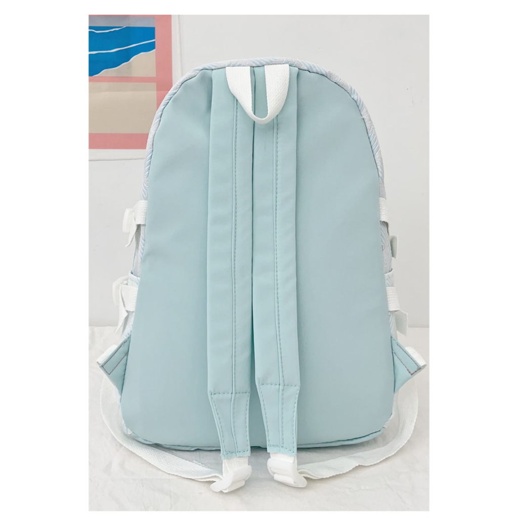 Balo nữ đi học, Balo đựng laptop nhiều ngăn chống thấm nước có 4 màu