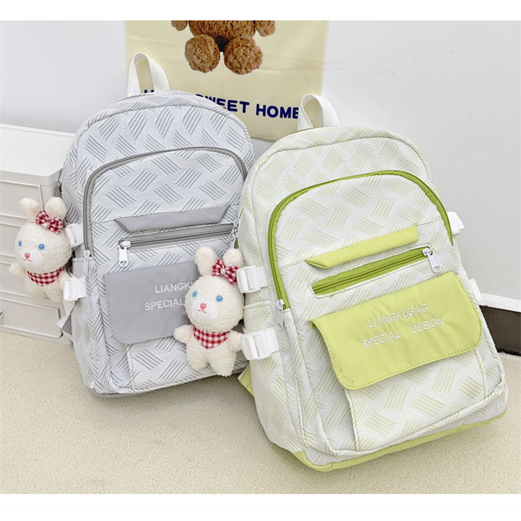 Balo nữ đi học, Balo đựng laptop nhiều ngăn chống thấm nước có 4 màu