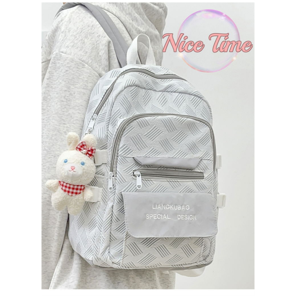 Balo nữ đi học, Balo đựng laptop nhiều ngăn chống thấm nước có 4 màu