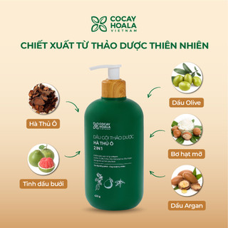 Dầu gội-dầu gội thảo dược Hà thủ ô Cân Bằng Sắc Tố Melanin Cocayhoala - 450ml
