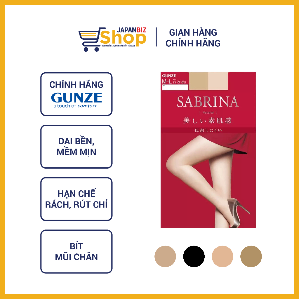 Quần tất Sabrina Natural Fit thon chân tôn dáng nhiều màu