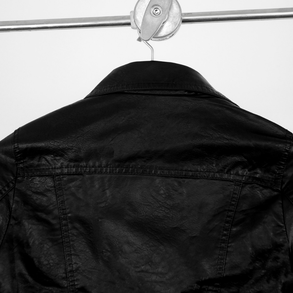 Áo da nữ croptop LYB khoá kéo chéo phong cách năng động trẻ trung - đen 1198 | BigBuy360 - bigbuy360.vn