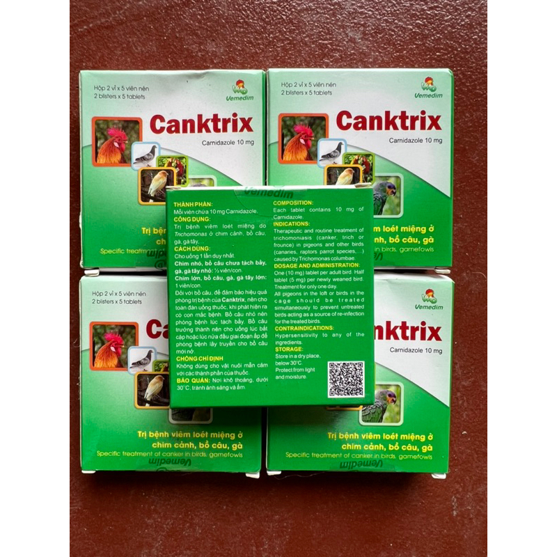 Canktrix nấm họng loét miệng trên gà chọi gà đá gia cầm