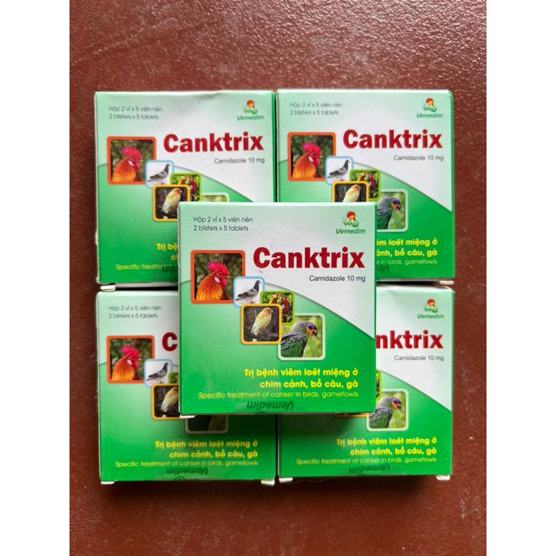 Canktrix nấm họng loét miệng trên gà chọi gà đá gia cầm